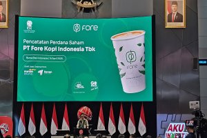 Fore Coffee (FORE) resmi melantai di bursa efek indonesia, Senin (14/4)