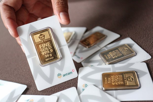 Sempat berada di harga tertinggi, harga emas terpantau stagnan