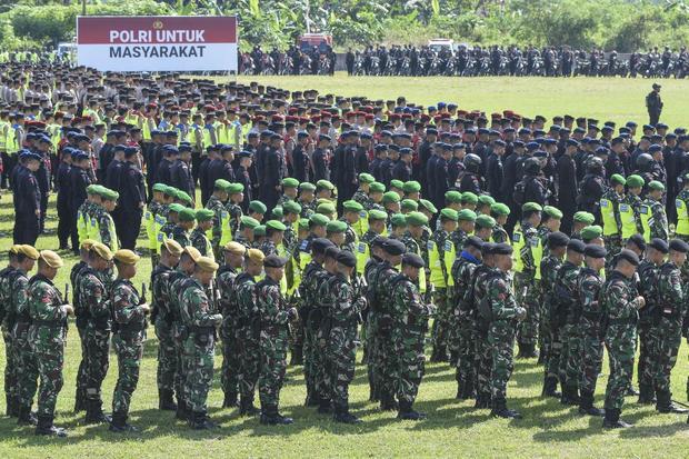 Gelar pasukan pengamanan PSU Pilkada Tasikmalaya
