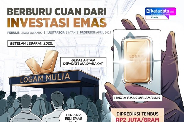 KOMIK: Berburu Cuan dari Investasi Emas