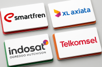 Telkomsel, Indosat, XL Axiata, dan Smartfren