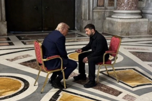 Donald Trump dan Volodymyr Zelenskiy