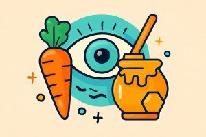 (Ilustrasi) Jus wortel dan mau baik untuk kesehatan mata.