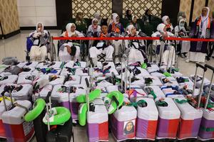 Jamaah calon haji embarkasi Makassar mulai masuk asrama