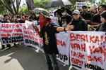 Aksi Hari Buruh di Palangka Raya