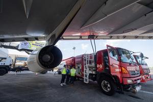 Kebutuhan avtur untuk embarkasi Palembang