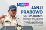 INFOGRAFIK: Janji Prabowo untuk Buruh