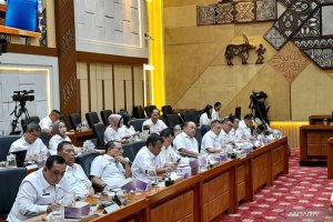 Kepala Badan Gizi Nasional (BGN) Dadan Hindayana dalam Rapat Dengar Pendapat (RDP) bersama Komisi IX DPR RI di Jakarta, Selasa (6/5/2025). 
