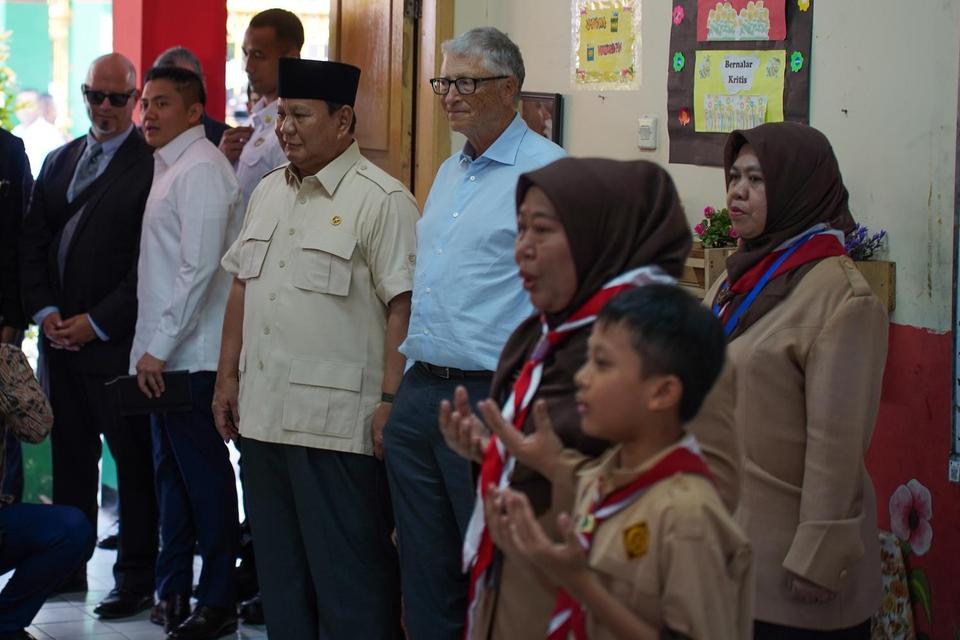 bill gates, mbg, prabowo