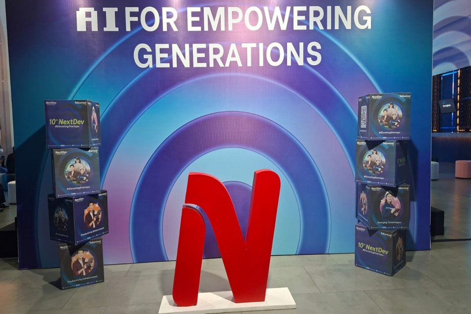 Telkomsel menggelar NextDev Summit ke-10, ajang lomba inkubasi perusahaan rintisan (startup) di Bengkel Space, Jakarta, Kamis (8/5). \