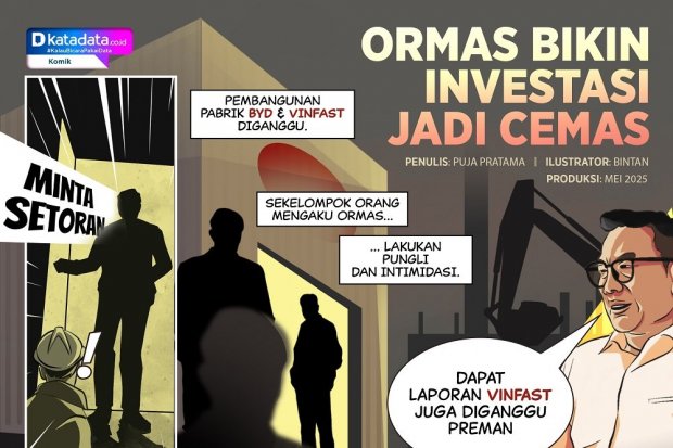 KOMIK: Ormas Bikin Investasi Jadi Cemas