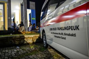 Korban ledakan dilarikan ke RSUD Pameungpeuk