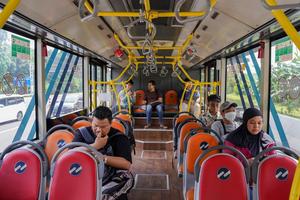 Peluncuran jalur Transjabodetabek Bekasi Cawang