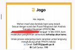 Netizen membagikan pesan elektronik dari bank terkait pemblokiran rekening atas permintaan PPATK