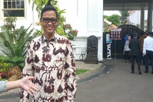 Dirjen Pajak Kementerian Keuangan Bimo Wijayanto memberikan keterangan di Istana Kepresidenan Jakarta, Selasa (20/5/2025). 