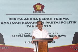 Kemendagri beri dana bantuan ke Partai Gerindra Rp20,071 miliar