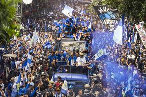 Pawai Persib Bandung juara Liga 1