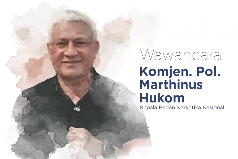 Kepala BNN Komjen. Pol. Marthinus Hukom