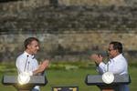 Presiden Prabowo dan Presiden Macron kunjungi Borobudur