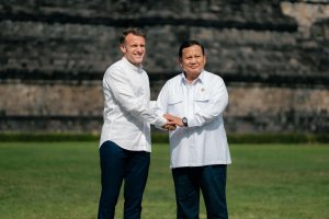 Presiden Prabowo dan Presiden Macron