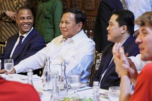 Presiden Prabowo Subianto undang makan siang Timnas Indonesia