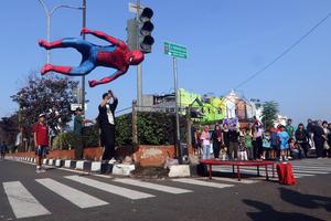 Antusias Hari Bebas Kendaraan Bermotor di Depok