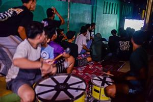 Nobar Timnas Indonesia di Kota Serang