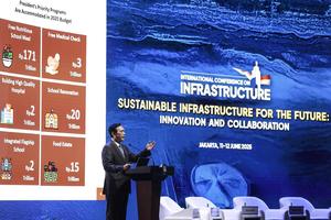 Ketua DEN sampaikan paparan pada ICI 2025