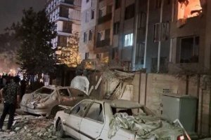 Kerusakan akibat serangan Israel ke Iran