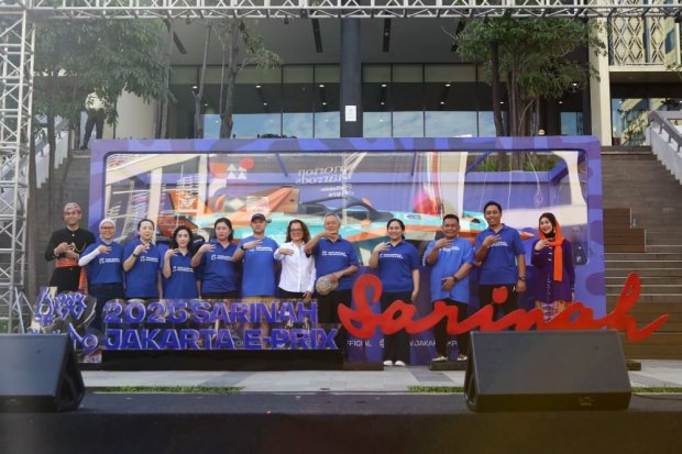 Sarinah resmi diumumkan sebagai Title Partner Jakarta E-Prix 2025 dalam acara peluncuran bertajuk “From Heritage to Future”.