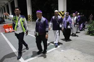 Jamaah haji pesawat Saudi Airlines dipindahkan ke Hotel
