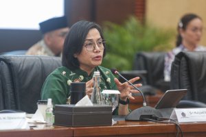 Konferensi Pers APBN KiTa (Foto: Katadata/Fauza Syahputra)