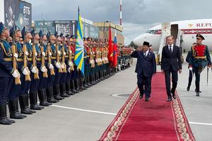 Presiden Prabowo tiba di Rusia