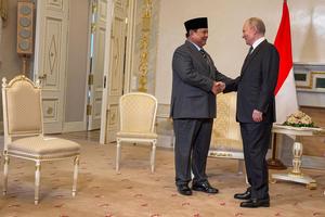 Pertemuan bilateral Presiden Prabowo dengan Presiden Putin