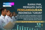 INFOGRAFIK: Ramai PHK, Mengapa Data Pengangguran Indonesia Turun?