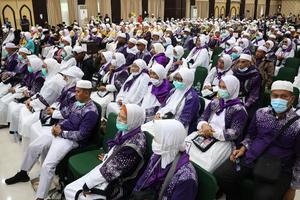 Kedatangan jamaah haji Maluku Utara di tanah air