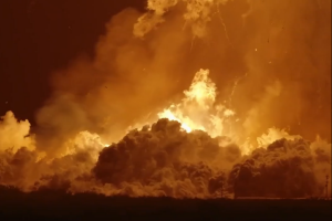 Roket Starship Elon Musk meledak