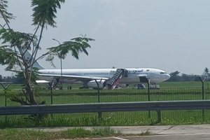 Pesawat Saudia Arabia SVA-5688 diduga mendapat ancaman bom, Sabtu (21/6)
