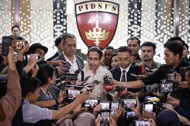 Pemeriksaan Nadiem Makarim di Kejagung