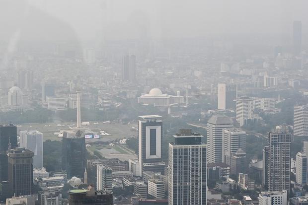 Jakarta Jadi Kota dengan Polusi Tertinggi di Dunia Pagi Ini