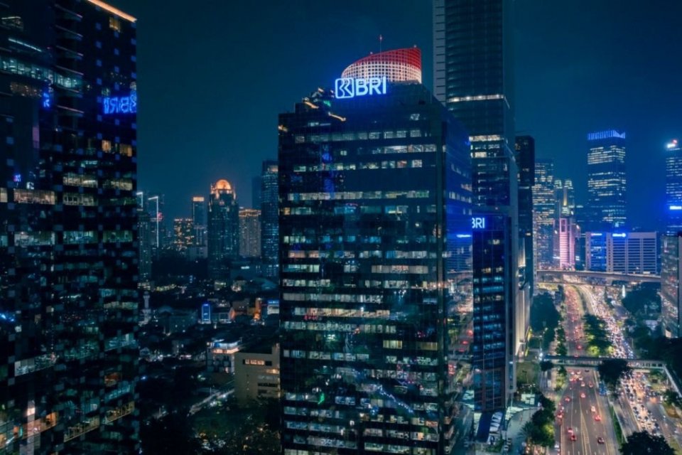Kantor BRI di Jakarta.