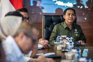 Pertemuan Menteri Kehutanan dengan Basarnas