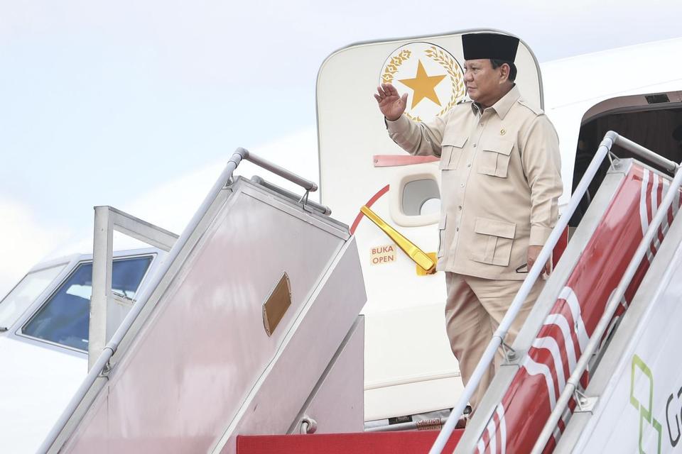 Presiden Prabowo bertolak ke Arab Saudi