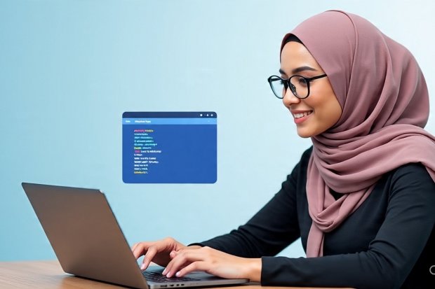 Ilustrasi prompt engineer