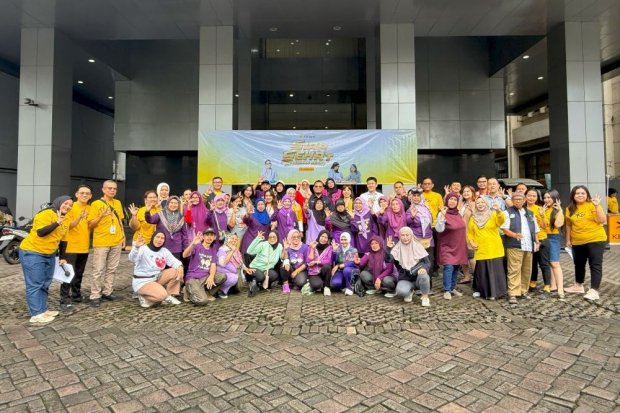 Para pensiunan antusias mengikuti program SIAP SEHAT Pensiunan Sehat dari KB Bank.