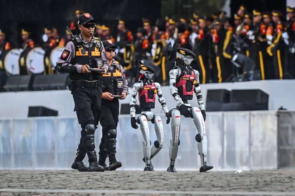 polri, bhayangkara, robot 