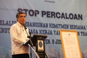 Deklarasi stop percaloan di Kabupaten Serang