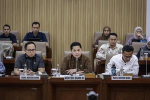 Raker Komisi VI DPR dengan Menteri BUMN