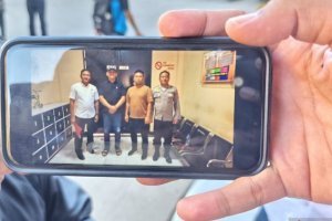 Foto dua tersangka kematian Brigadir Nurhadi. Foto: Antara