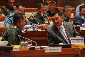 Raker Komisi I DPR dengan Menhan dan Panglima TNI